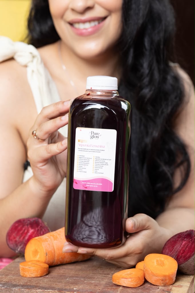 Pure Glow By Ene Botella natural casera Armonia Femenina